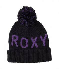 送料無料 ロキシー Roxy レディース 女性用 ファッション雑貨 小物 帽子 ビーニー ニット帽 Tonic Beanie - True Black