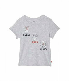 送料無料 リーバイス Levi&#039;s(R) Kids 女の子用 ファッション 子供服 Tシャツ Graphic T-Shirt (Little Kids) - Light Grey Heather