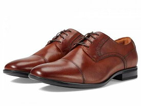 送料無料 フローシャイム Florsheim メンズ 男性用 シューズ 靴 オックスフォード 紳士靴 通勤靴 Zaffiro Cap Toe Oxford - Cognac