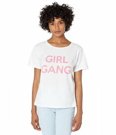 送料無料 オリジナルレトロブランド The Original Retro Brand レディース 女性用 ファッション Tシャツ Girl Gangs Short Sleeve Perfect Tee - White