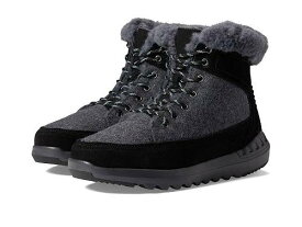 送料無料 ベアパウ Bearpaw レディース 女性用 シューズ 靴 ブーツ レースアップ 編み上げ Cheryl - Black/Gray