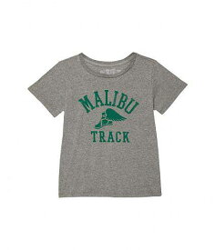 送料無料 オリジナルレトロブランド The Original Retro Brand Kids 女の子用 ファッション 子供服 Tシャツ Tri-Blend Malibu Track Crew Neck Tee (Big Kids) - Streaky Grey