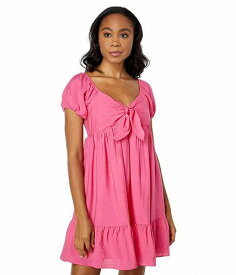 送料無料 ビーシービーゲネレーション BCBGeneration レディース 女性用 ファッション ドレス Knot Front Dress V1VX3D63 - Hot Pink