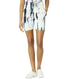 送料無料 チェイサー Chaser レディース 女性用 ファッション ショートパンツ 短パン Lounge Knit Lace-Up Bike Shorts - Summer Rain Tie-Dye