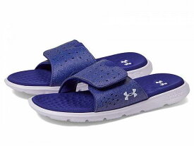 送料無料 アンダーアーマー Under Armour Kids 女の子用 キッズシューズ 子供靴 サンダル Ignite 7 Slide (Little Kid/Big Kid) - Baja Blue/Nebula Purple/Nebula Purple