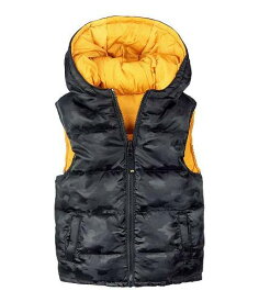 送料無料 アパマンキッズ Appaman Kids 男の子用 ファッション 子供服 アウター ジャケット ベスト Reversible Vest (Toddler/Little Kids/Big Kids) - Black/Gold Camo