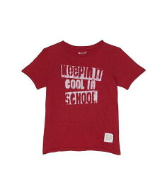 送料無料 オリジナルレトロブランド The Original Retro Brand Kids キッズ 子供用 ファッション 子供服 Tシャツ Back To School Cotton Crew Neck Tee (Big Kids) - Deep Red