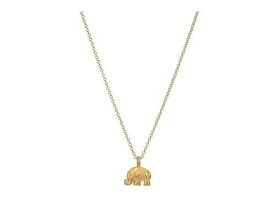 送料無料 ドギャード Dogeared レディース 女性用 ジュエリー 宝飾品 ネックレス Lucky Us Elephant Reminder Necklace - Gold Dipped