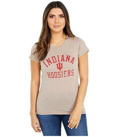 送料無料 チャンピオン Champion College レディース 女性用 ファッション Tシャツ Indiana Hoosiers Keepsake Tee - Vintage Stone