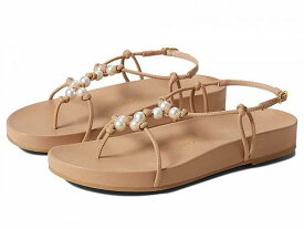 送料無料 スチュアートワイツマン Stuart Weitzman レディース 女性用 シューズ 靴 サンダル Pearl Knot Flat Sandal - Adobe