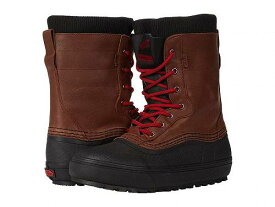 送料無料 バンズ Vans メンズ 男性用 シューズ 靴 ブーツ スノーブーツ Standard MTE Snow Boot - Brown/Red