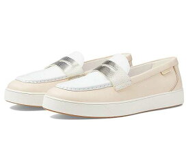 送料無料 コールハーン Cole Haan レディース 女性用 シューズ 靴 ローファー ボートシューズ Nantucket 2.0 Penny Loafer - Bleached Tan/Optic White Leather