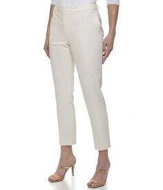 送料無料 ダナキャランニューヨーク DKNY レディース 女性用 ファッション パンツ ズボン Pin Stripe Essex Pants - White/Sand