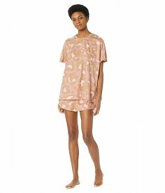 送料無料 ショーミーユアムームー Show Me Your Mumu レディース 女性用 ファッション パジャマ 寝巻き Day Off PJ Set - Rosey Leopard Knit