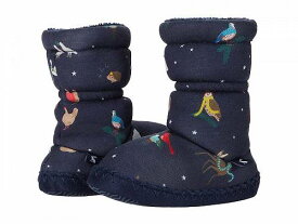 送料無料 Joules Kids 女の子用 キッズシューズ 子供靴 スリッパ Padabout Boot Slippers (Toddler/Little Kid/Big Kid) - Woodland Christmas