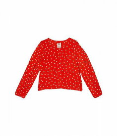 送料無料 リーバイス Levi&#039;s(R) Kids 女の子用 ファッション 子供服 Tシャツ Long Sleeve Woven Top (Big Kids) - Enamel Orange