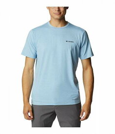 送料無料 コロンビア Columbia メンズ 男性用 ファッション Tシャツ Tech Trail(TM) Graphic Tee - Jet Stream Heather/Palmscape Tonal Graphic