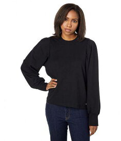 送料無料 カルバンクライン Calvin Klein レディース 女性用 ファッション パーカー スウェット Balloon Sleeve Crew Neck Fashion Sweatshirt - Black