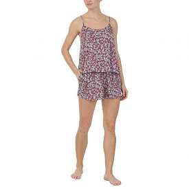 送料無料 ダナキャランニューヨーク DKNY レディース 女性用 ファッション パジャマ 寝巻き Cami Boxer PJ Set - Shadow Floral