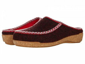 送料無料 タオス taos Footwear レディース 女性用 シューズ 靴 スリッパ Woolma - Deep Red