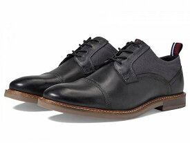 送料無料 ベンシャーマン Ben Sherman メンズ 男性用 シューズ 靴 オックスフォード 紳士靴 通勤靴 Birk Cap Toe - Blackout