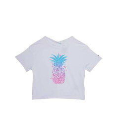 送料無料 ハーレー Hurley Kids 女の子用 ファッション 子供服 Tシャツ Boxy Graphic T-Shirt (Big Kids) - White