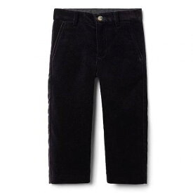 送料無料 Janie and Jack 男の子用 ファッション 子供服 パンツ ズボン Velvet Pants (Toddler/Little Kids/Big Kids) - Black