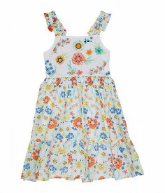 送料無料 ピーク PEEK 女の子用 ファッション 子供服 ドレス Embroidered All Over Print Lawn Dress (Toddler/Little Kids/Big Kids) - Print