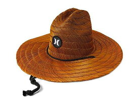 送料無料 ハーレー Hurley メンズ 男性用 ファッション雑貨 小物 帽子 サンハット Weekender Straw Lifeguard Hat - Brown