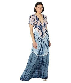 送料無料 ハードテイル Hard Tail レディース 女性用 ファッション ドレス Spa Maxi Dress - V Dip-Dye # 1