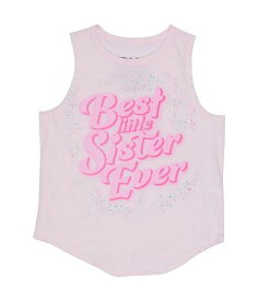 送料無料 Chaser Kids 女の子用 ファッション 子供服 タンクトップ Best Little Sis Shirttail Muscle (Little Kids/Big Kids) - Pinky