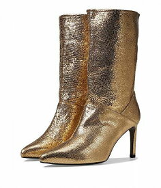 送料無料 AllSaints レディース 女性用 シューズ 靴 ブーツ ミッドカフ Orlana Shimmer Boots - Metallic Gold