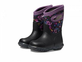 送料無料 ボグス Bogs Kids キッズ 子供用 キッズシューズ 子供靴 ブーツ レインブーツ York Neon Unicorn (Toddler/Little Kid/Big Kid) - Black Multi