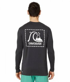 送料無料 クイックシルバー Quiksilver メンズ 男性用 スポーツ・アウトドア用品 水着 ラッシュガード スイムシャツ DNA Long Sleeve Surf Tee - Tarmac