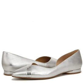 送料無料 ナチュラライザー Naturalizer レディース 女性用 シューズ 靴 フラット Henrietta - Silver Leather
