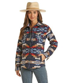 送料無料 ロックンロールカウガール Rock and Roll Cowgirl レディース 女性用 ファッション アウター ジャケット コート ジャケット Shirt Jacket RRWO92RZX3 - Indigo