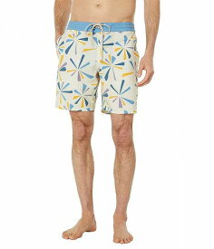 送料無料 オニール O&#039;Neill メンズ 男性用 スポーツ・アウトドア用品 水着 Sunburst Cruzer 18&quot; Boardshorts - Cream