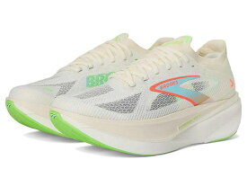 送料無料 ブルックス Brooks メンズ 男性用 シューズ 靴 スニーカー 運動靴 Hyperion Max 3 - Coconut/Green Gecko/Pink Clay