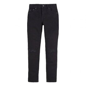 送料無料 リーバイス Levi&#039;s(R) Kids 男の子用 ファッション 子供服 ジーンズ デニム Skinny Taper Fit Jeans (Big Kids) - Black Stretch