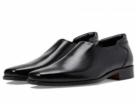 送料無料 マッシオマッテオ Massimo Matteo メンズ 男性用 シューズ 靴 ローファー Nappa Slip-On Loafer - Black