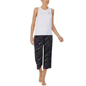 送料無料 ダナキャランニューヨーク DKNY レディース 女性用 ファッション パジャマ 寝巻き Tank Culottes PJ Set - Black Logo