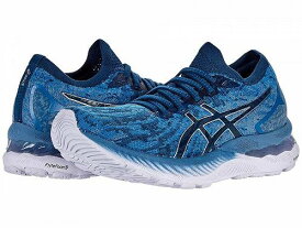 送料無料 アシックス ASICS レディース 女性用 シューズ 靴 スニーカー 運動靴 GEL-Nimbus(R) 23 Knit - Grey Floss/Mako Blue