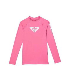 送料無料 ロキシー Roxy Kids 女の子用 スポーツ・アウトドア用品 キッズ 子供用水着 ラッシュガード スイムシャツ Whole Hearted Long Sleeve Rashguard (Big Kids) - Shocking Pink