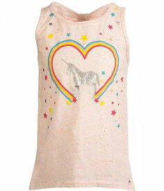 送料無料 アパマンキッズ Appaman Kids 女の子用 ファッション 子供服 Tシャツ Rainbow Heart/Unicorn Love - Hazel Top (Toddler/Little Kids/Big Kids) - White Multi