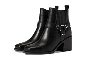 送料無料 スティーブマデン Steve Madden レディース 女性用 シューズ 靴 ブーツ アンクル ショートブーツ Wells Bootie - Black Leather