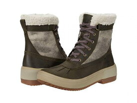 送料無料 メレル Merrell レディース 女性用 シューズ 靴 ブーツ スノーブーツ Haven Mid Lace Polar Waterproof - Olive