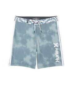 送料無料 ハーレー Hurley Kids 男の子用 スポーツ・アウトドア用品 キッズ 子供用水着 Checker Print Tie-Dye Phantom Boardshorts (Big Kids) - Cool Grey