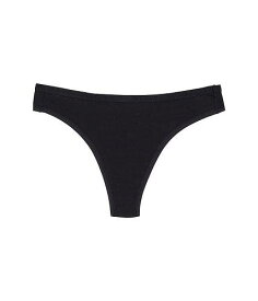 送料無料 ジョッキー Jockey レディース 女性用 ファッション 下着 ショーツ Organic Cotton Thong 6 Pack - Black/Black/Black/Black/Black/Black