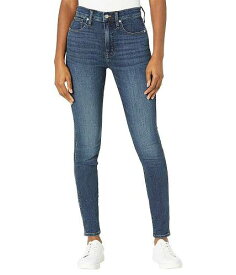 送料無料 Madewell レディース 女性用 ファッション ジーンズ デニム Tall 10&quot; High-Rise Skinny Cashmere Indigo - Marengo Wash