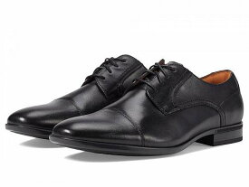 送料無料 フローシャイム Florsheim メンズ 男性用 シューズ 靴 オックスフォード 紳士靴 通勤靴 Zaffiro Cap Toe Oxford - Black